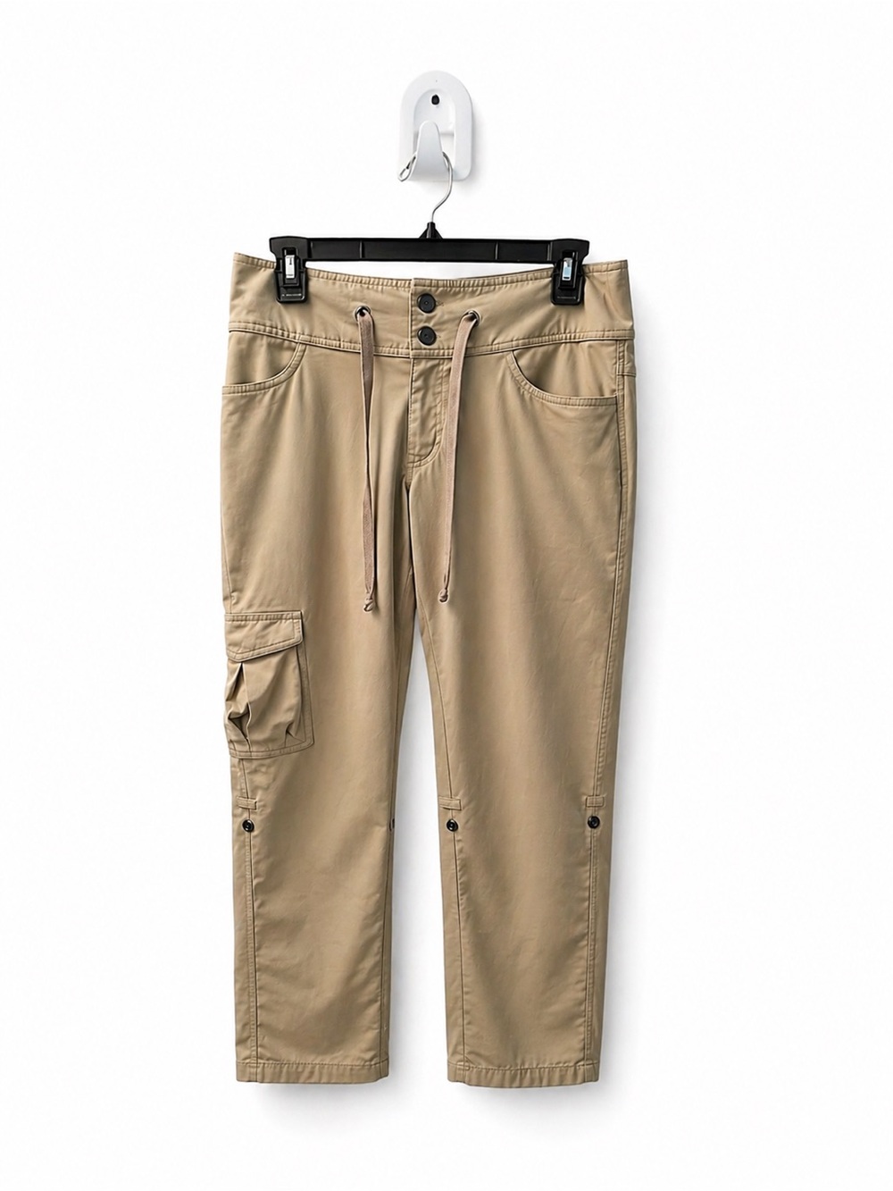 Columbia Women's Khaki Cargo Capri Versatile Hikers Lightweight